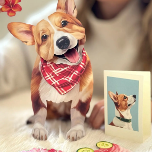 Corgi Freshcut Pet Card