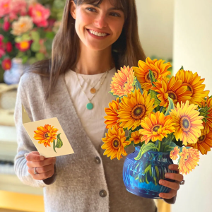 Sunflowers Freshcut Flower Card