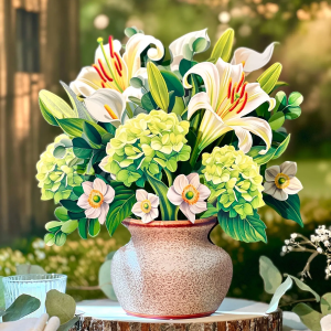 Ivory & Sage Freshcut Flower Card