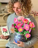 Peony Paradise Freshcut Flower Card