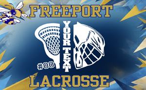 Lacrosse yard sign "Boys Varsity"