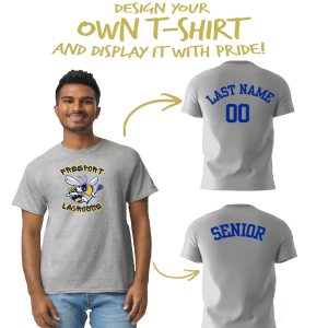 Freeport senior night lacrosse T-shirt- OPTION 2