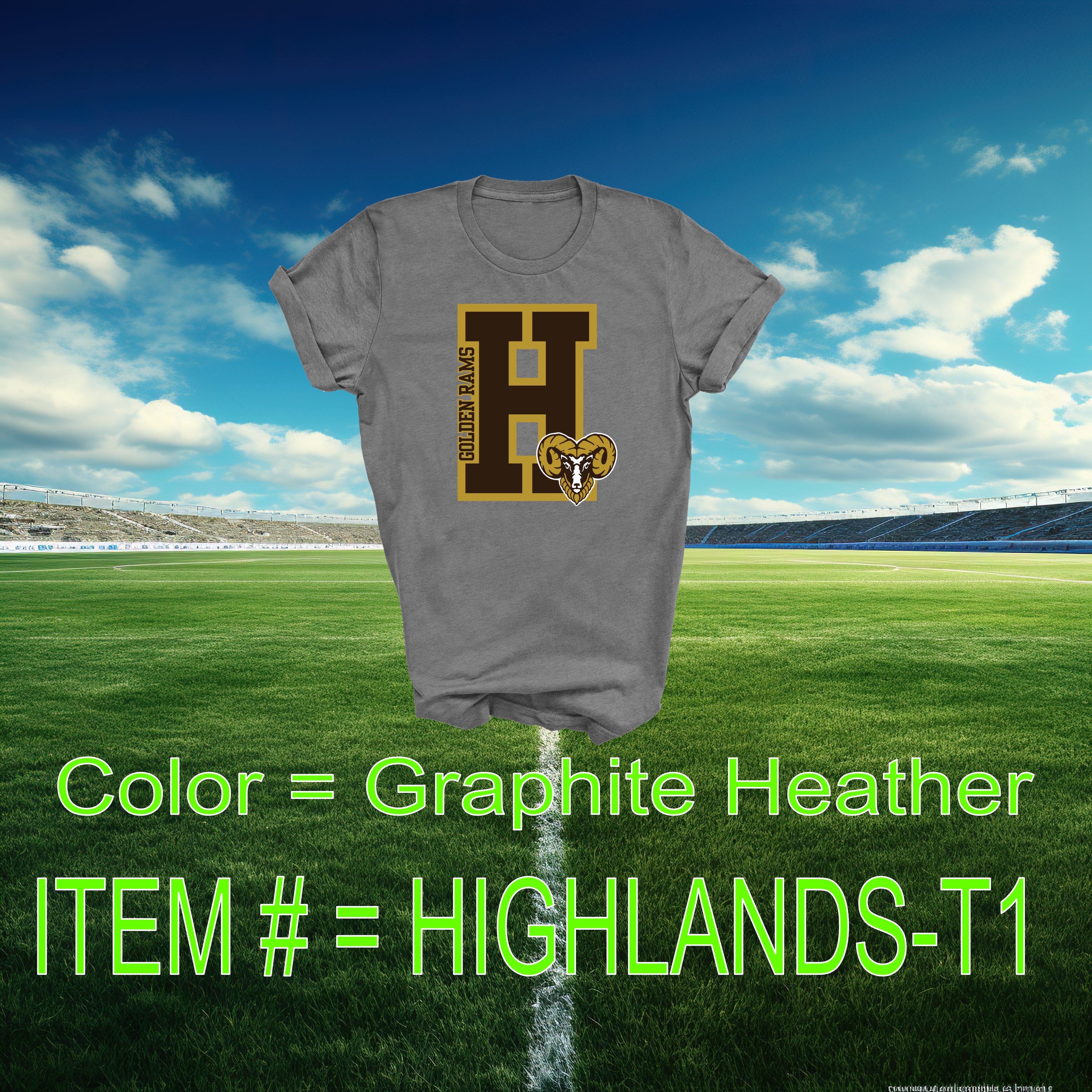 Highlands band T-shirt - 1